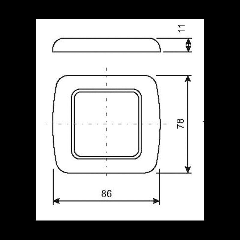 CORNICE AD UN MODULO MM.86X78 - 3939464 - CBE