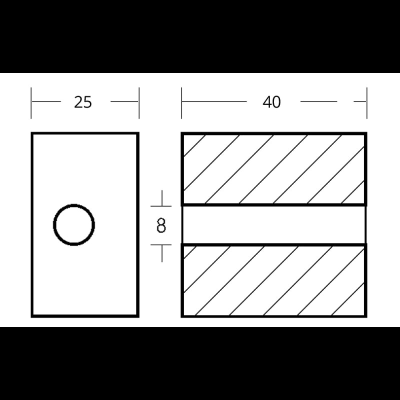 CUBO IN ALLUMINIO PER FUORIBORDO - 2626201A - ENRICO POLIPODIO