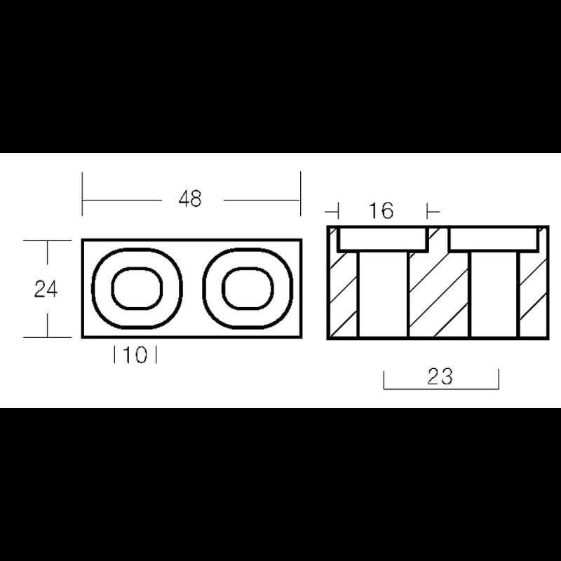 CUBO IN ZINCO 115/200 HP - 2626420 - ENRICO POLIPODIO