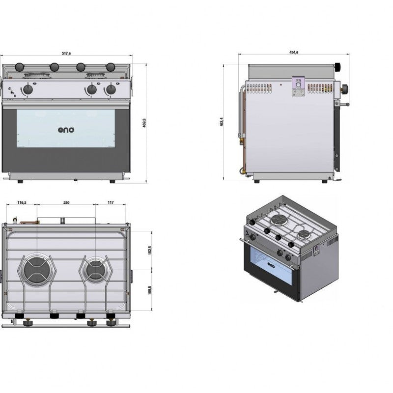 CUCINA CON FORNO ONE - 2402332 - ENO