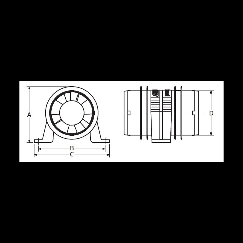 BLOWERS TURBO 4000 WATER RESIST 4" - 3334131 - ATTWOOD