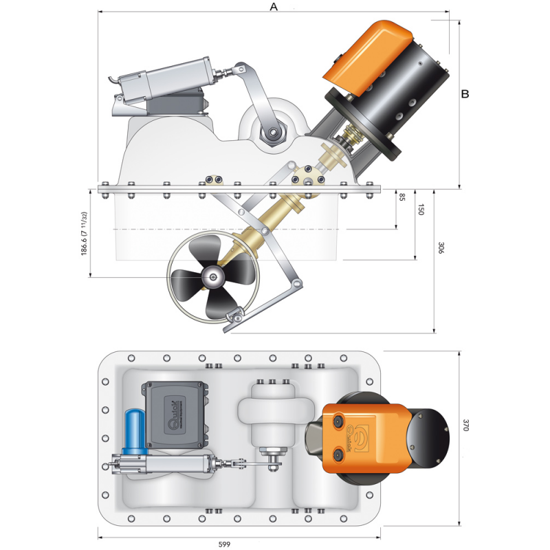 ELICA RETRATTILE BTQR 185-85 — SKU 0390375 — immagine 2