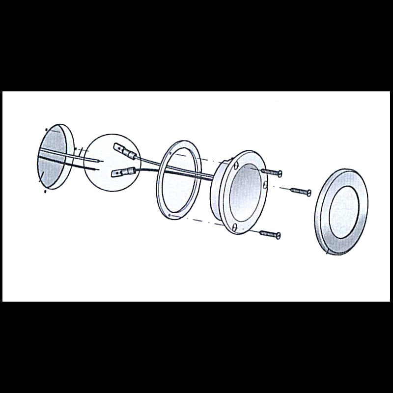 FARETTO AD INCASSO CHIARA 4W - 4043214 - QUICK