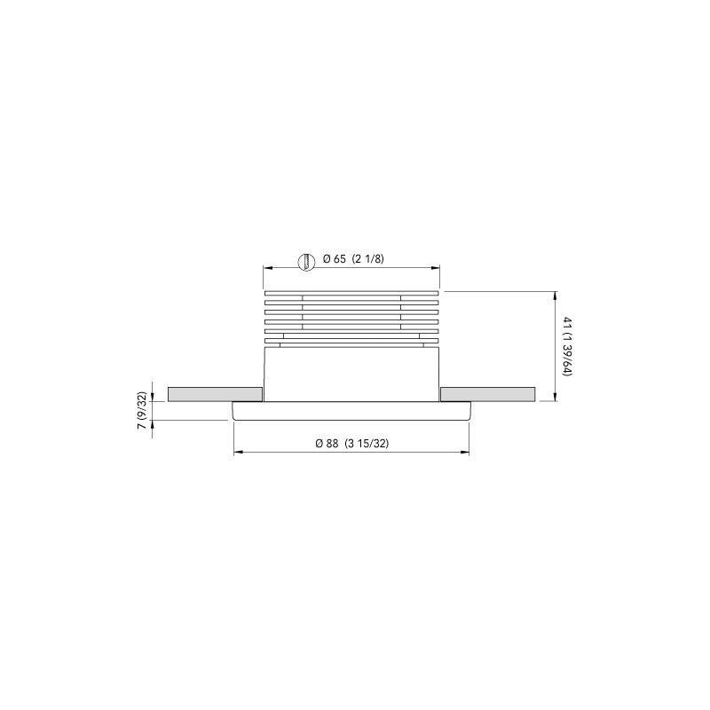 FARETTO AD INCASSO CHIARA 6W - 4043216 - QUICK