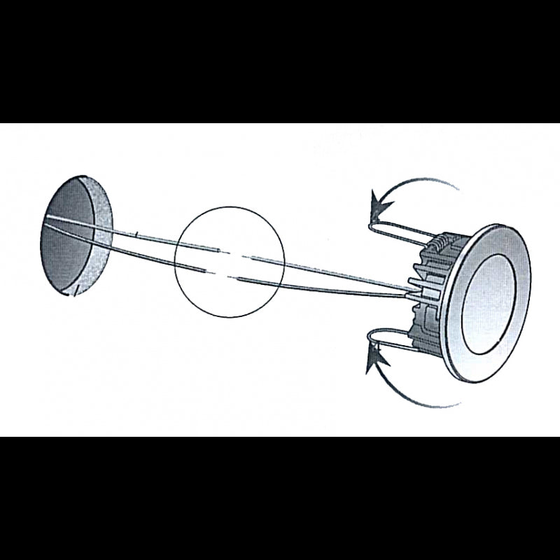 FARETTO AD INCASSO CRISTIAN 7W - 4043218 - QUICK