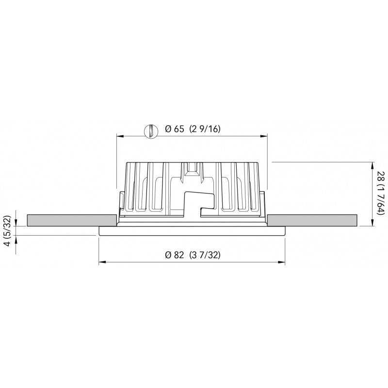 FARETTO AD INCASSO KAI HP - 4043010 - QUICK