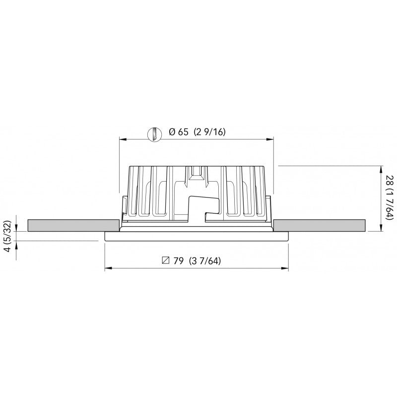 FARETTO AD INCASSO MARINA HP - 4043043 - QUICK