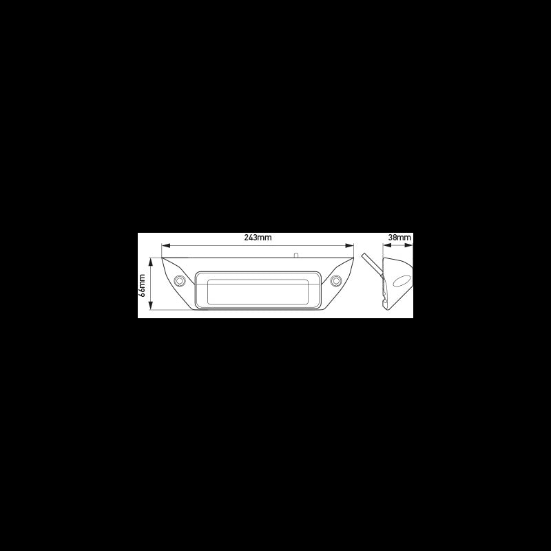 PROIETTORE DA COPERTA FMS2500 BIANC - 4025153 - HELLA MARINE