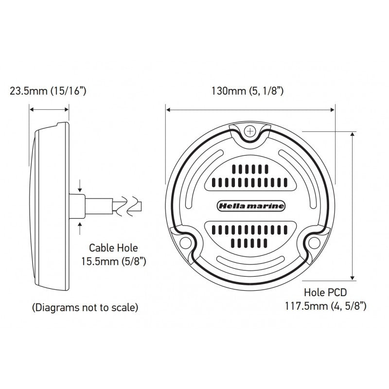FARO SUB APELO A3 LED BRONZE RGB - 4025009 - HELLA MARINE