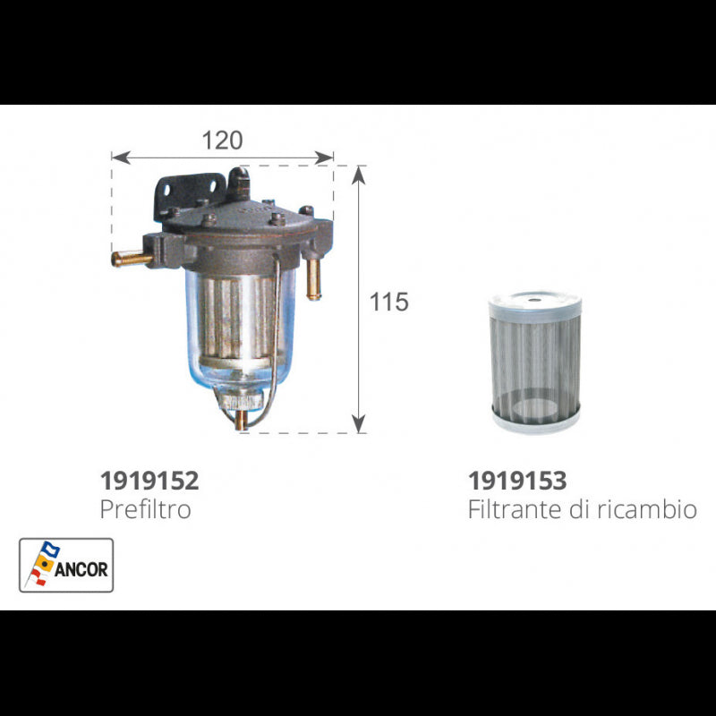 FILTRO DECANTATORE PFG11V - 1919152 - ANCOR