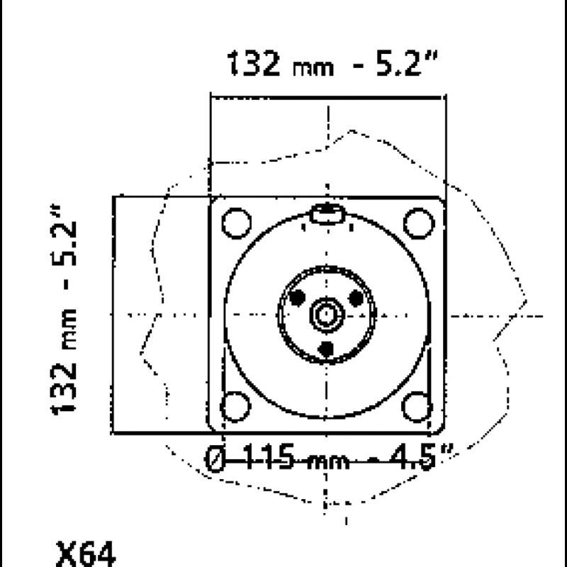 FLANGIA MONTAGGIO X64 - 4344664 - ULTRAFLEX