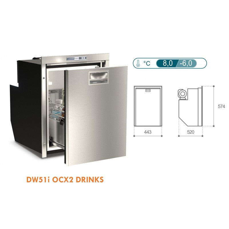 FRIGORIFERI/FREEZER DW DRINKS CON APERTURA A CASSETTO — SKU 2435040 — immagine 2