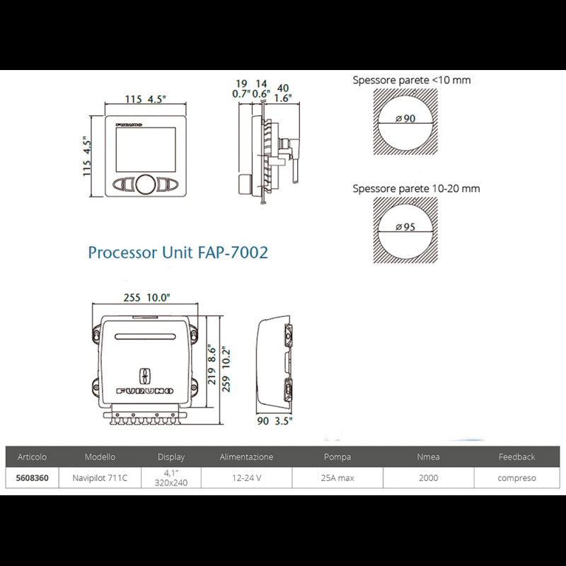 NAVPILOT 711C - 5608360 - FURUNO