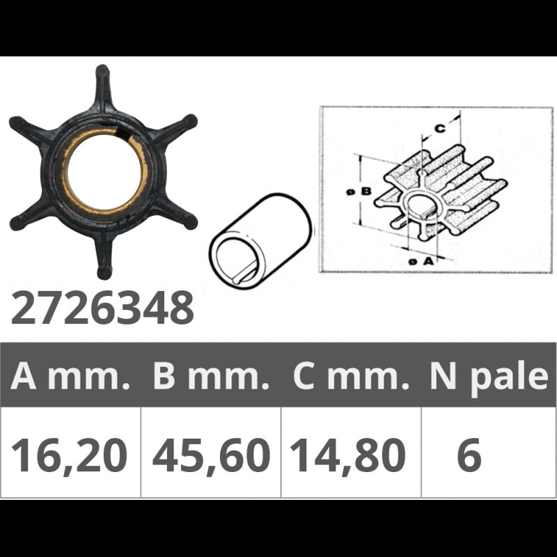 GIRANTE HONDA 4T 8-10HP - 2726348 - FINNORD