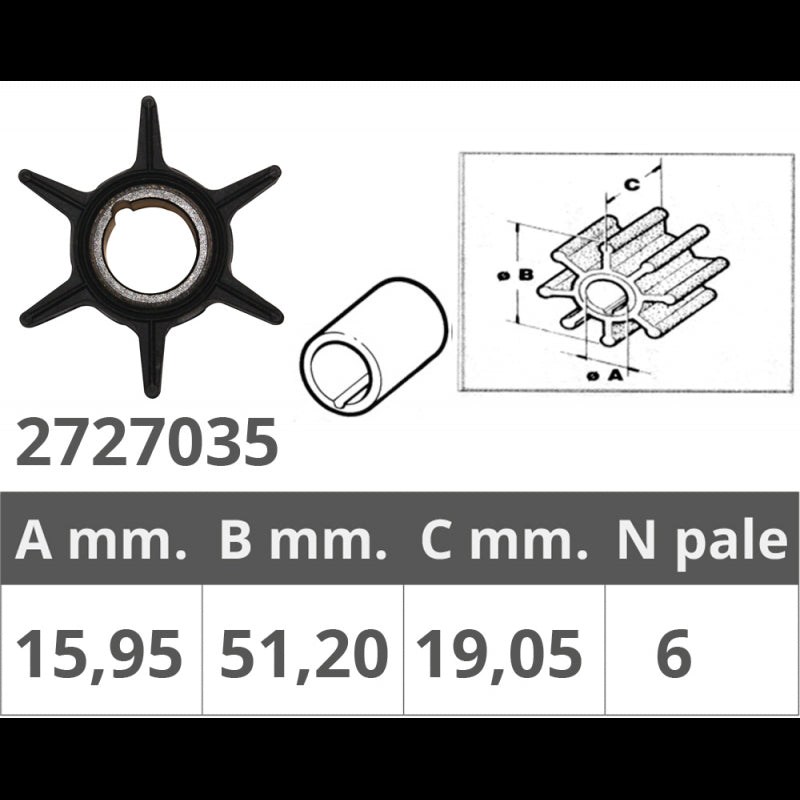 GIRANTE JOHNSON/EVINRUDE 2T 25HP - 2727035 - FINNORD