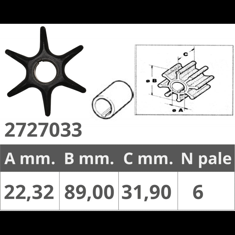 GIRANTE JOHNSON/EV. 2T V4-V6 - 2727033 - FINNORD