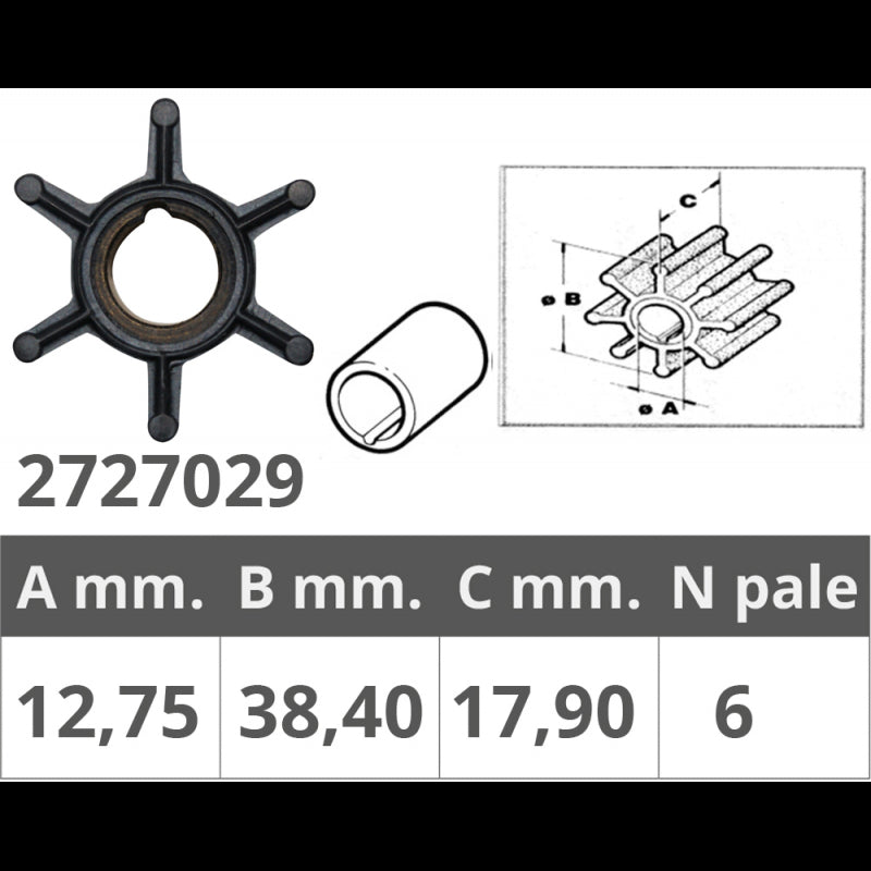 GIR. JOHONSON/EV. 2/4T 8-9,9-15 HP - 2727029 - FINNORD