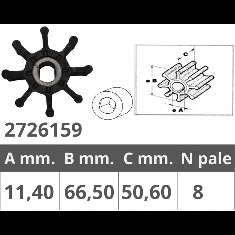 GIRANTE MERCRUISER 8.1S - 496MAG - 2726159 - FINNORD