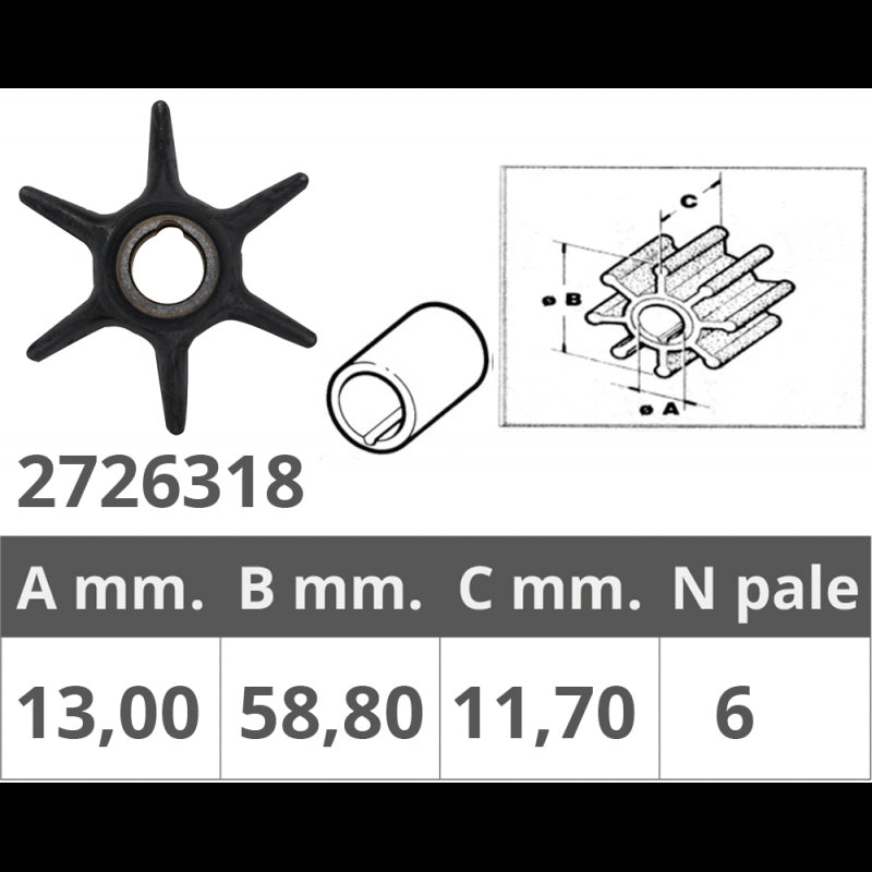 GIRANTE MERCURY 4T 9,9-15 HP - 2726318 - FINNORD