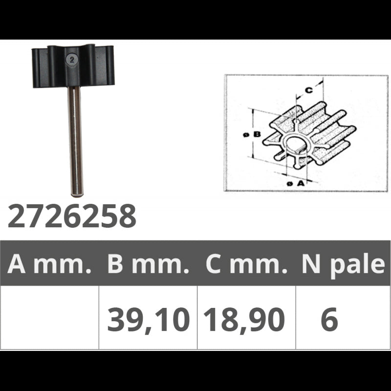 GIRANTE POMPE JABSCO 17255-0003 - 2726258 - FINNORD