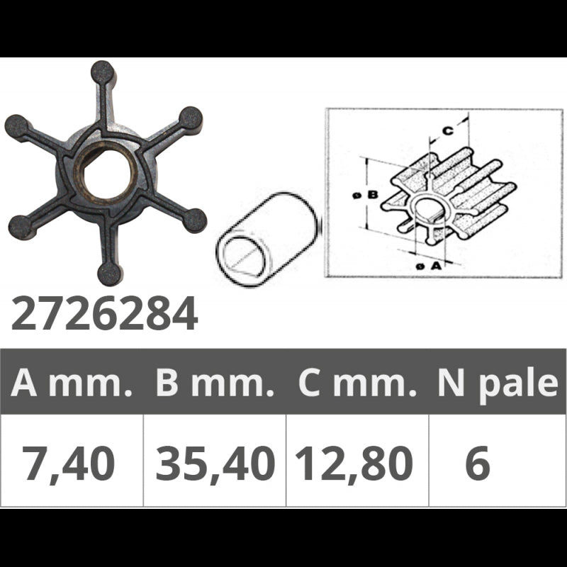 GIRANTE POMPE JOHNSON 09-1077B-9 - 2726284 - FINNORD