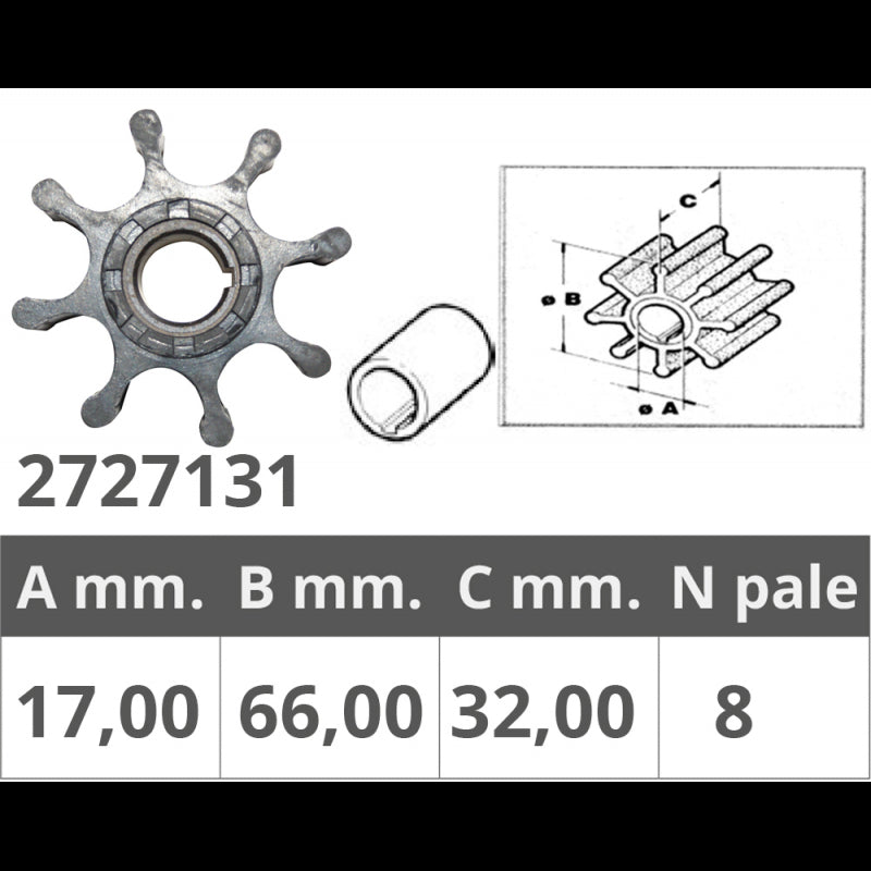 GIRANTE POMPE RENAULT 48300006/7 - 2727131 - FINNORD