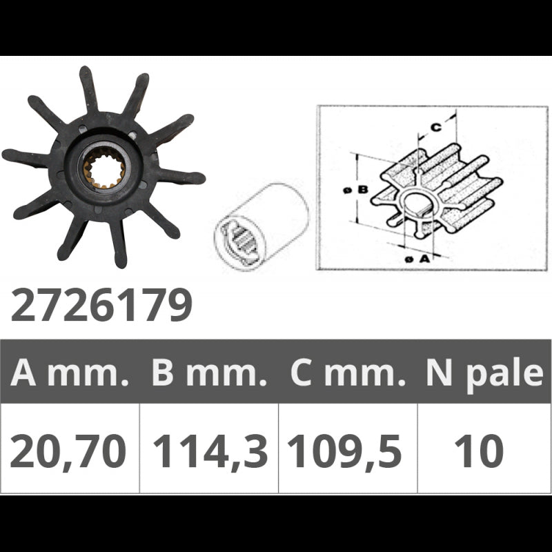 GIRANTE POMPE SHERWOOD 22000K - 2726179 - FINNORD