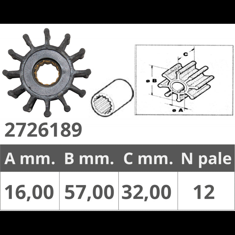 GIRANTE POMPE VOLVO - 2726189 - FINNORD