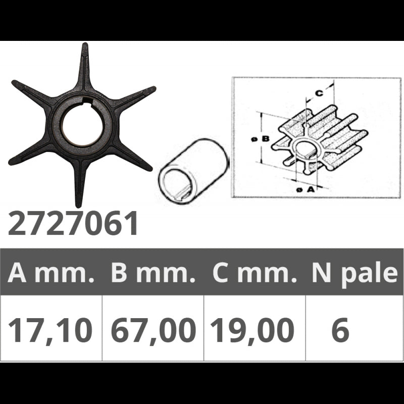 GIRANTE SUZUKI 2T DT 40-50-60-65 - 2727061 - FINNORD