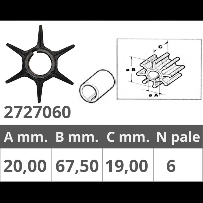 GIRANTE SUZUKI 2T DT50-60-75-85 - 2727060 - FINNORD