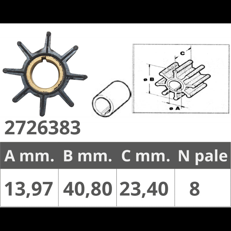 GIRANTE TOHATSU 2/4T 9,9-15-18 HP - 2726383 - FINNORD