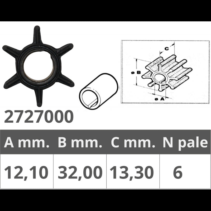 GIRANTE WHITEHEAD 2T 6-12 HP - 2727000 - FINNORD