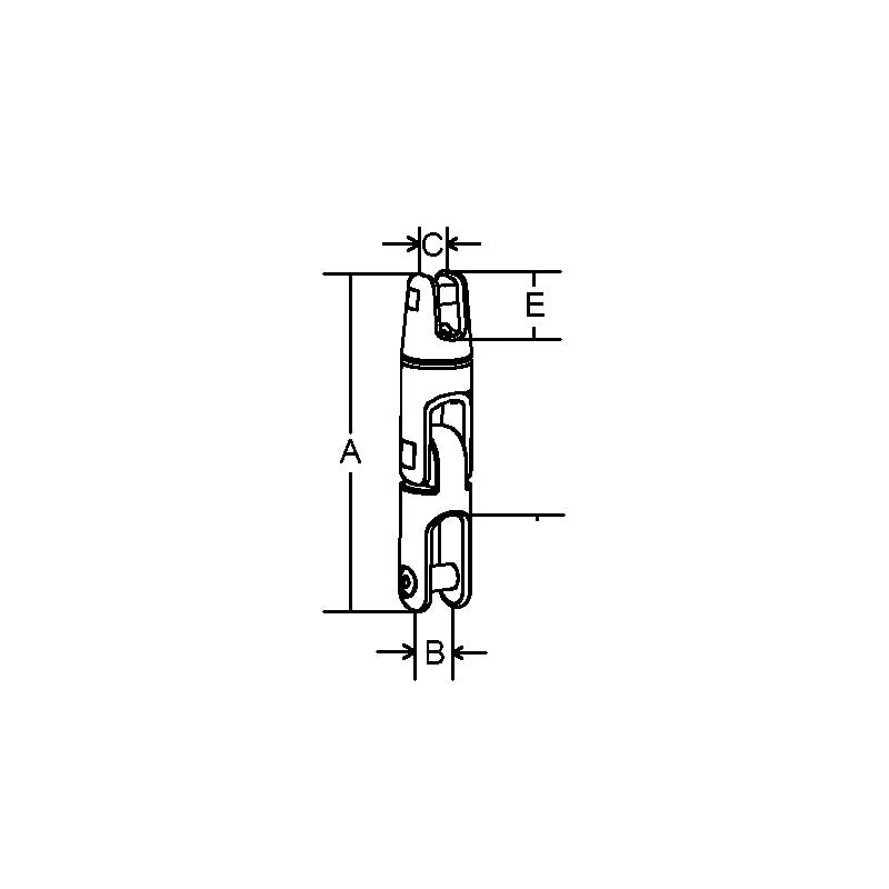 GIUNTO INOX 316 DOPPIO SNODO Ø 6-8 - 0202497 - MARINE TOWN