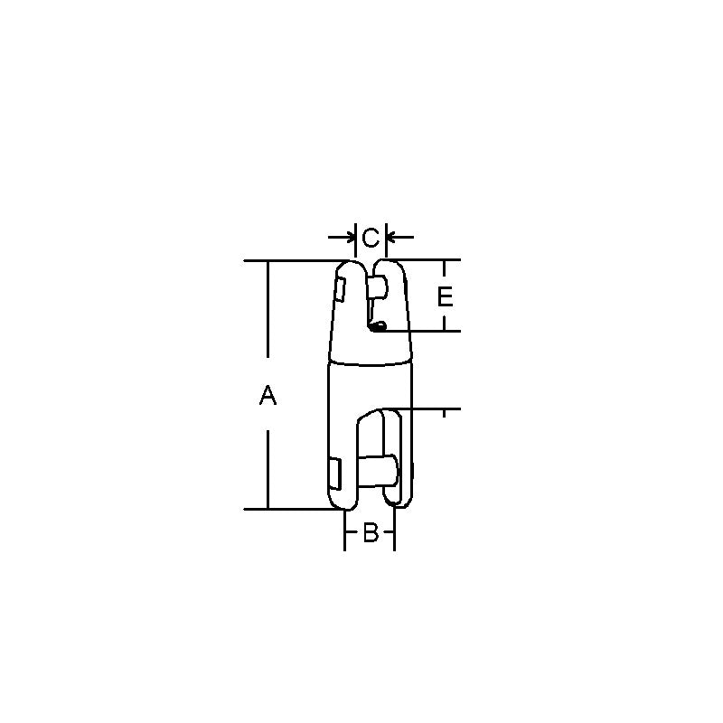GIUNTO INOX 316 GIREVOLE Ø MM.6-8 - 0202493 - MARINE TOWN