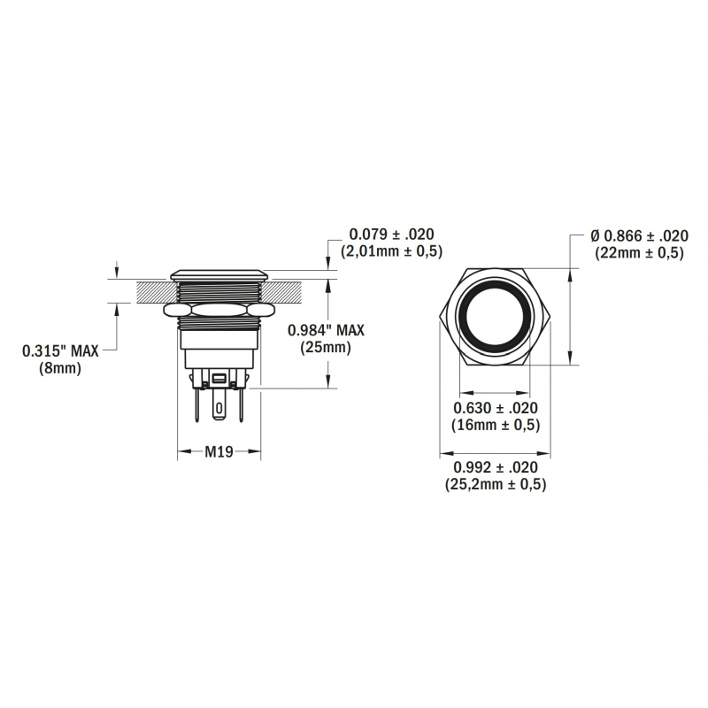 INTERRUTTORE A LED — SKU 4104160 — immagine 3