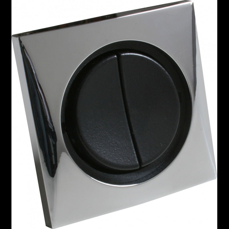 INTERRUTTORE DOPPIO CROMATO - P64665 - PLASTIMO
