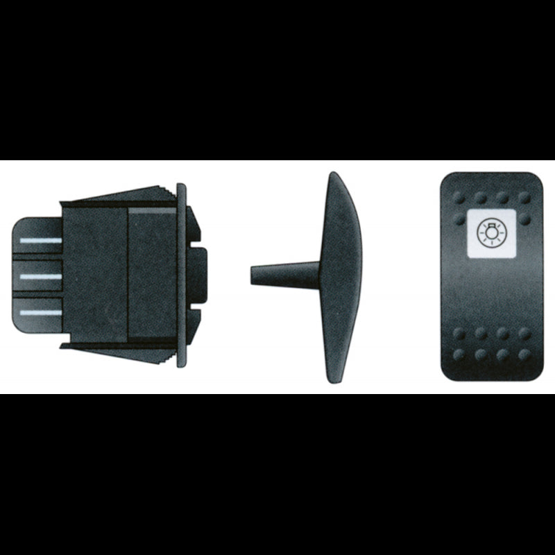 PULSANTE ON MOMENT.-OFF-ON MOMENT. - 3900009 - FORNITURE NAUTICHE ITALIANE