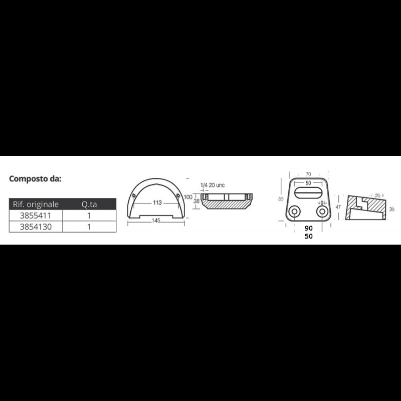 KIT ALLUMINIO VOLVO SX - 2640135 - TECNOSEAL
