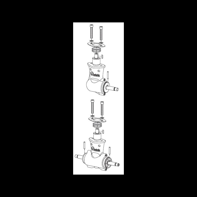 KIT RIDUTTORE BTQ185 DP - 0390444 - QUICK