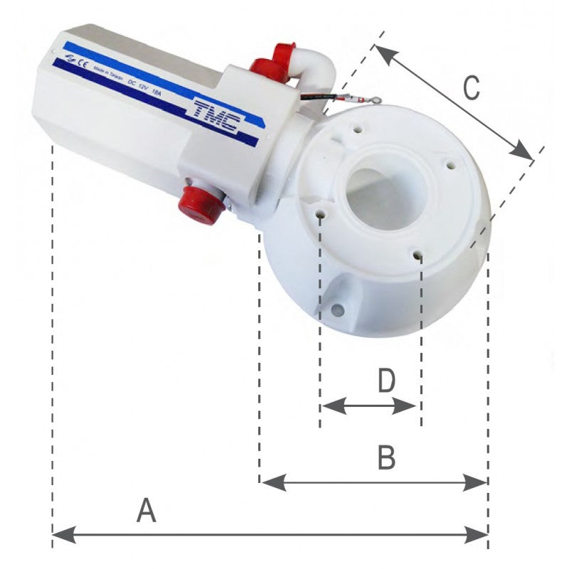 KIT TRASFORMAZIONE WC 12V. - 2424836 - FORNITURE NAUTICHE ITALIANE