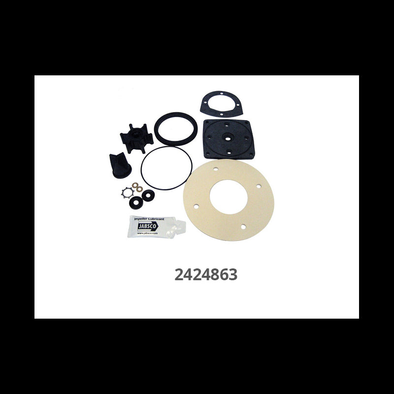 KIT GUARNIZIONI WC ELETTRICO JABSCO - 2424863 - JABSCO