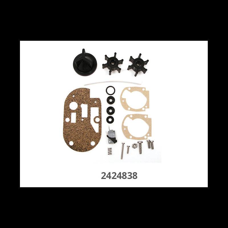 KIT WC ELETTRICO JABSCO 12V. - 2424832 - JABSCO