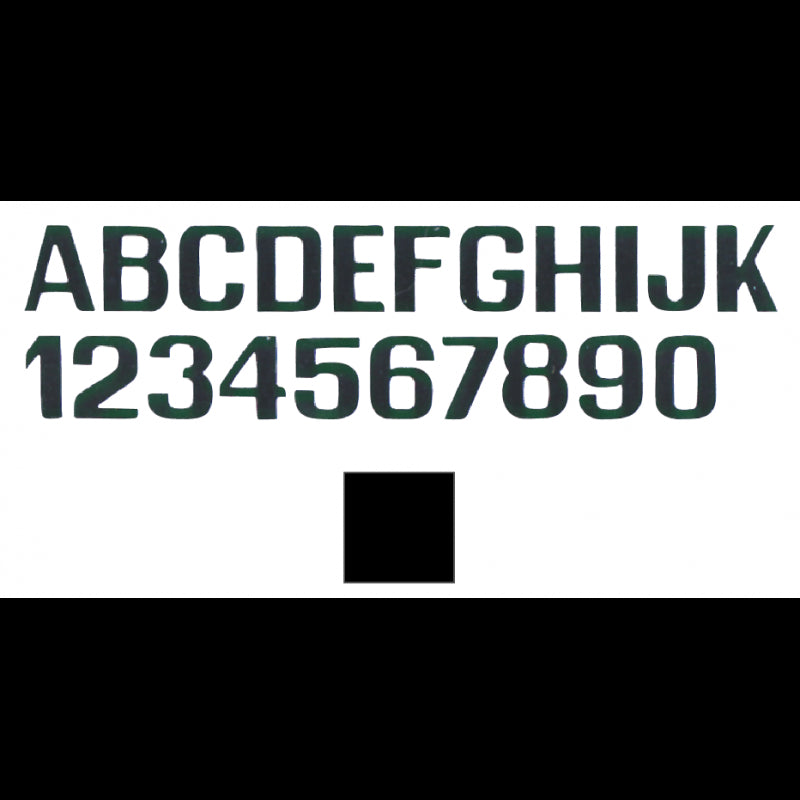 LETTERE E NUMERI NERO  MM.200 - 5959002M - INTERNATIONAL LETTERFIX