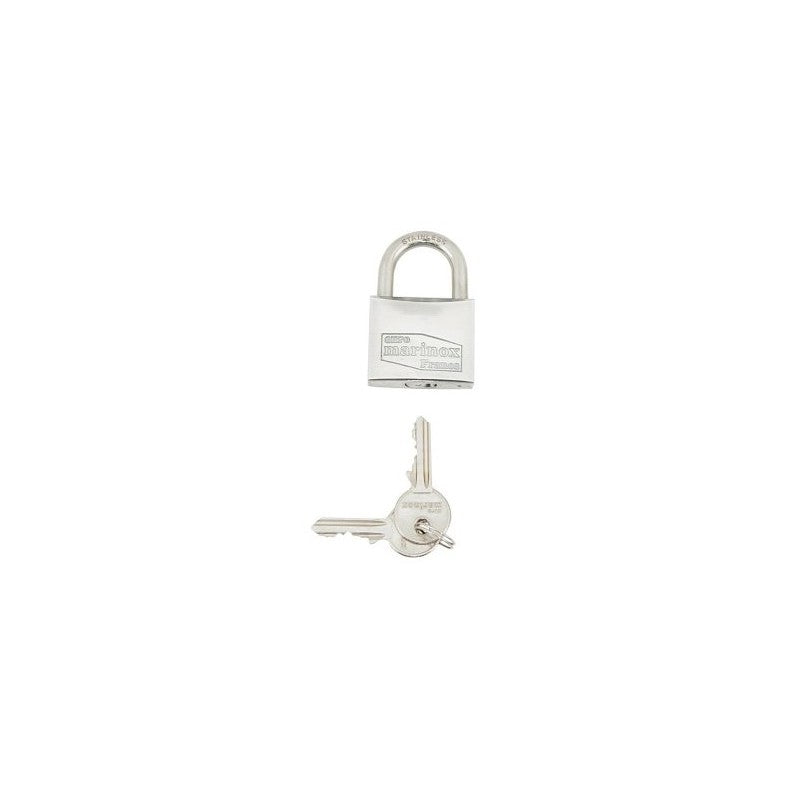 LUCCHETTO INOX ARCO CORTO MM.40 - P203968 - PLASTIMO