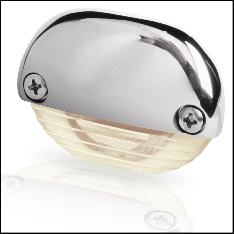 LUCE CORTESIA BIANCO CALDO - CROM. - 4025073 - HELLA MARINE