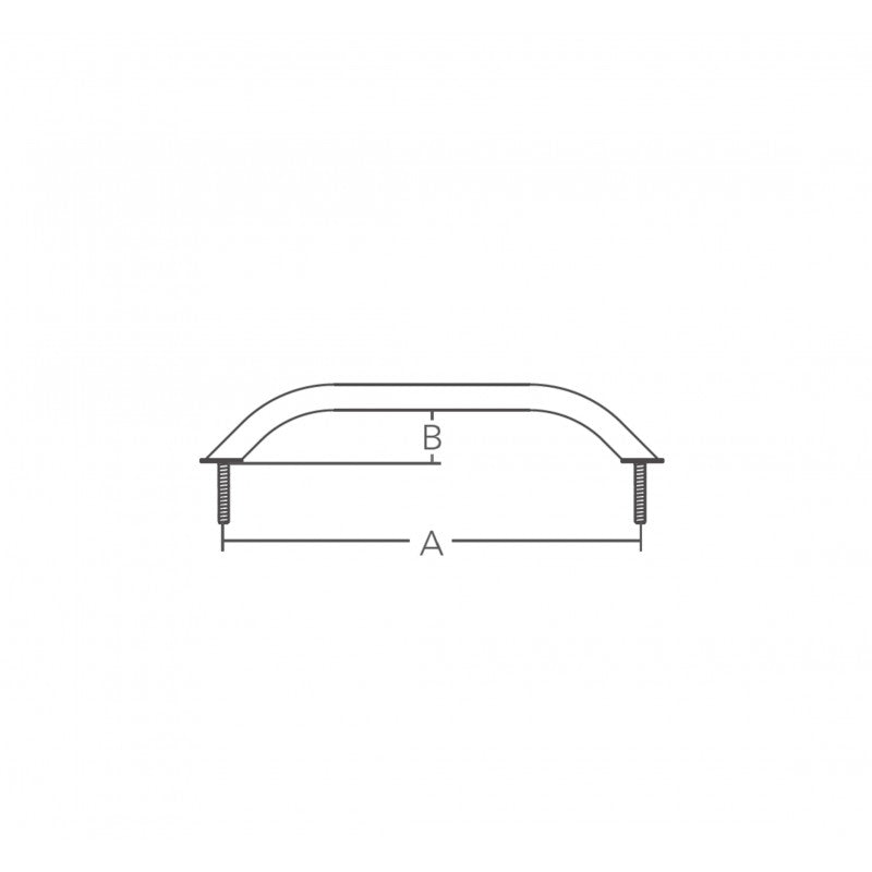 MANIGLIA IN ACCIAIO INOX AISI 316 — SKU 4848025 — immagine 1