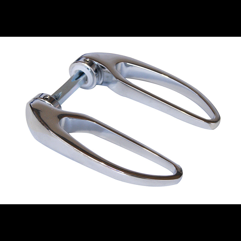 MANIGLIA OTTONE CROMATO - 5050077 - FORESTI