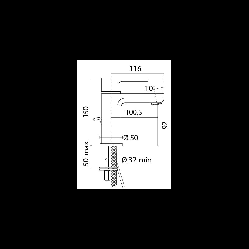 MISCELATORE LAVABO ARENA - 2424314 - FORESTI