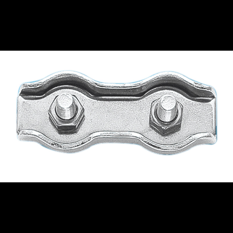 MORSETTO DOPPIO INOX 316 Ø MM.8 - 0606198 - FORNITURE NAUTICHE ITALIANE