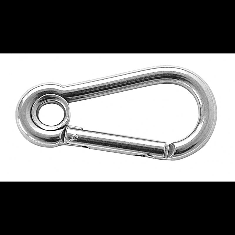 MOSCHET. INOX C/OCCHIO Ø MM.10X100 - 0606690 - FORNITURE NAUTICHE ITALIANE